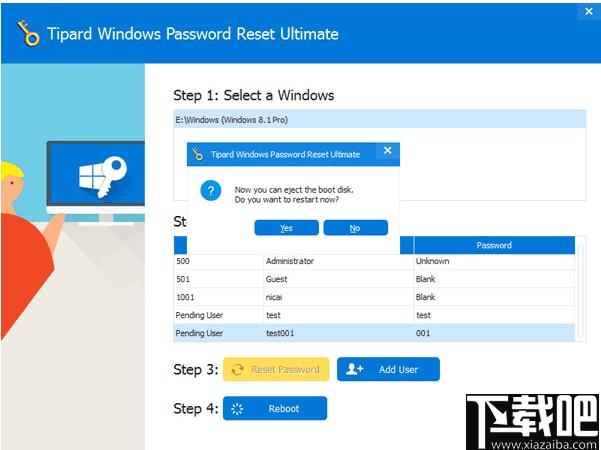 Tipard Windows Password Reset下载,密码重置,解密工具