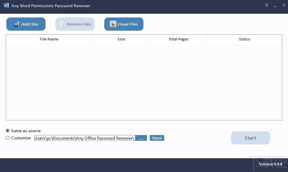 Any Word Permissions Password Remover,Word限制密码删除