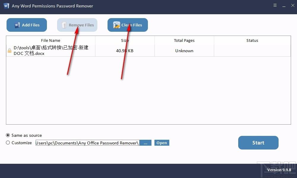 Any Word Permissions Password Remover,Word限制密码删除
