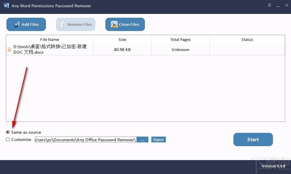 Any Word Permissions Password Remover,Word限制密码删除